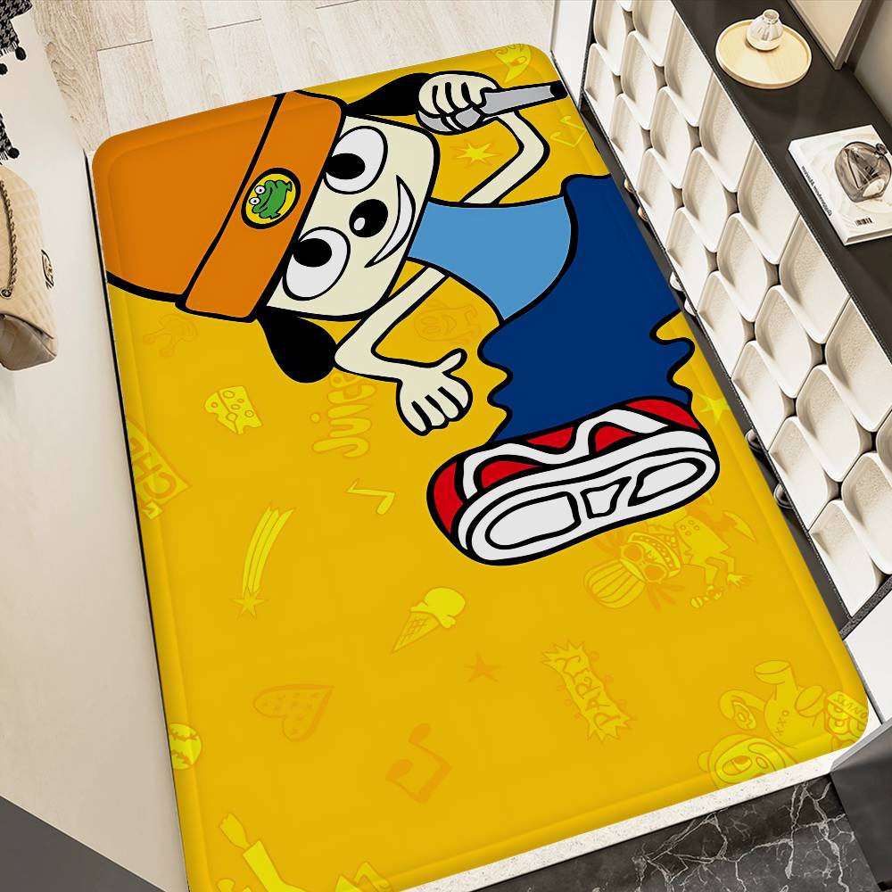 Rhythm Game PaRappa the Rapper Door Mat Nordic Style Bedroom Living Room Doormat Home Balcony Anti-Slip Alfombra