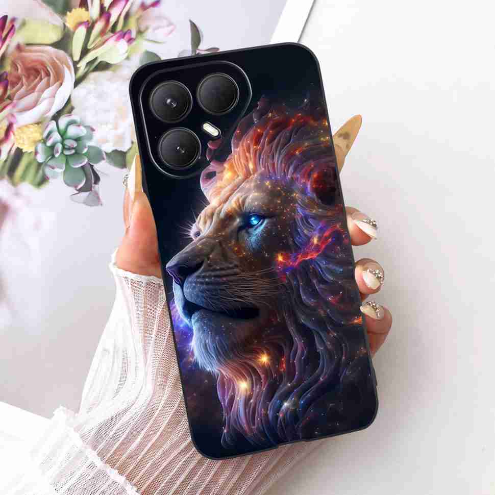 For Tecno Pova 7 Ultra 5G LJ9 Case Cartoon Cat Tiger Silicone TPU Black Cover For Tecno Pova 7Ultra 5G 6.67" Phone Cases Fundas