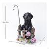 Hanging Planter Decorative Resin Dog Figurine Garden Animal Sculpture Ornament