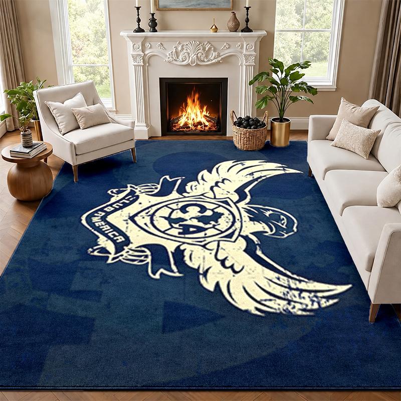 Club America Carpet Door Mat for Living Room or Bedroom Protective Mat Under Chair Office Decoration Christmas Gift Birthday Present