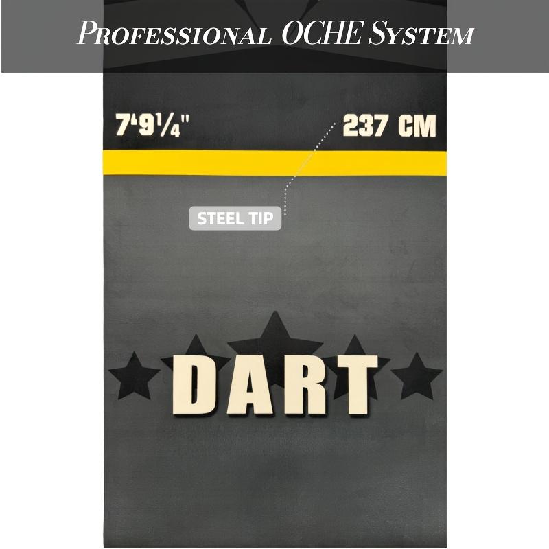 Dart Specific Floor Mat Standard Throw Line Non-Slip Wear Resistant Training Mat Game Room Bar Home Decor Carpet