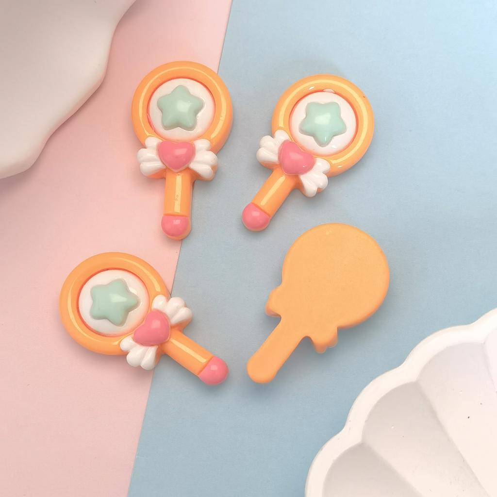 Magic Fairy Magic Wand Flatback Resn Cabochons DIY Ornament Cream Glue Accessories Resin Accessories Jewelry Materials