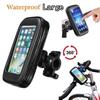 NEUFU support de moto guidon sac de téléphone tactile étanche pour GPS Moto Scooter Vélo Large F0BB24