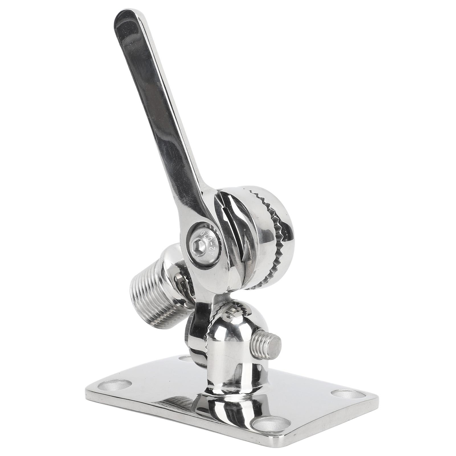 

Основание для крепления антенны VHF морского класса 93 X 64 мм из нержавеющей стали, регулируемый кронштейн для