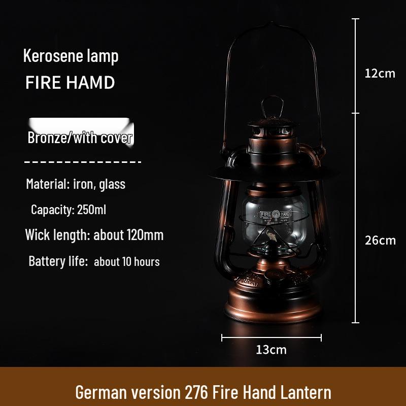 Cross 276 Retro Kerosene Camping Lantern: Outdoor Tent Atmosphere Light