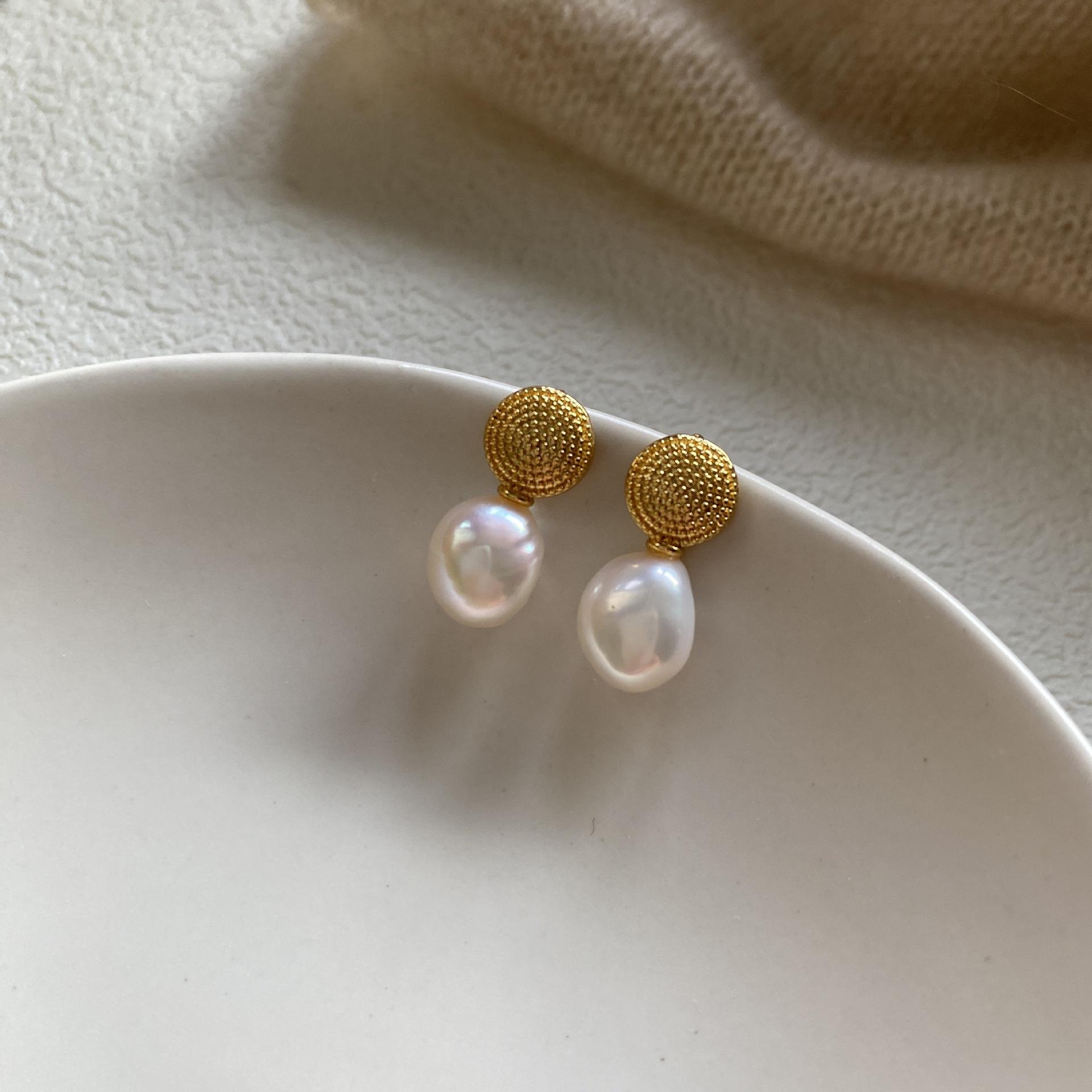 

Премиальные серебряные серьги-иглы с жемчугом, женские дизайнерские серьги-гвоздики, маленькие и изысканные