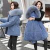 Nuovo cappotto di pelliccia calda e peluche da donna imbottito in cotone invernale