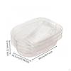 Laundry Basin Thickened Washboard Ribbed Hand Wash Tub for Household Use White L