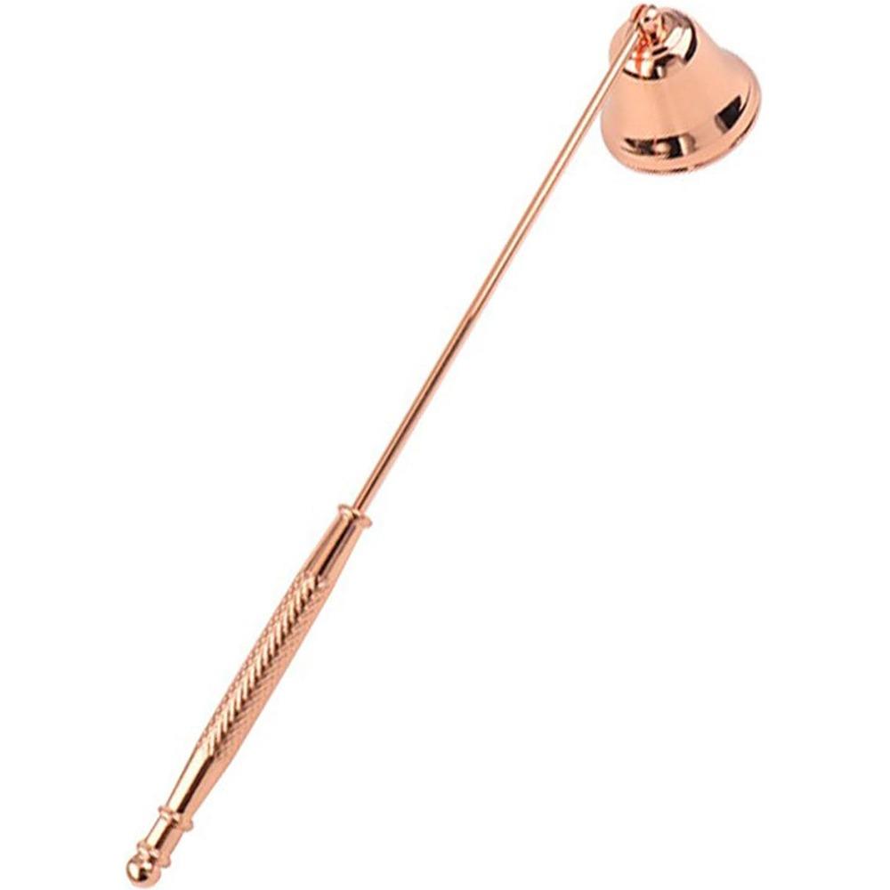 Stainless Steel Candle Flame Snuffer Bell Shape Cover Candle Stopper Wick Snuffer for Home Safety