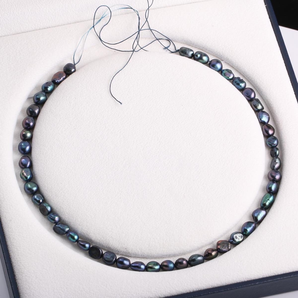 

1String, Irregular Natural Freshwater Pearl, 6-7mm Black Loose Spacer Beads for Jewelry Making DIY Holiday Gift, Women s Crafts, 36cm 1String/6-7mm-36cm чёрный