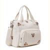 Embroidery Mummy Bag Korean Style Quilted Embroidered Shoulder Bag Baby Diaper Organizer  Female