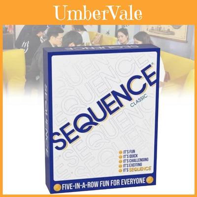Unique 2024 Sequence Strategy Board Game Elegant Card Material For All Ages