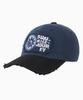 FREEMARIO Journey Damaged Ball Cap [Navy]