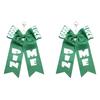 2 Stück Übertriebene Cheerleader-Schlüsselanhänger Stilvolle Schleifenform Mit Quasten Taschen-Hängeornament Perfekt Für Geschenke Und Dekorationen