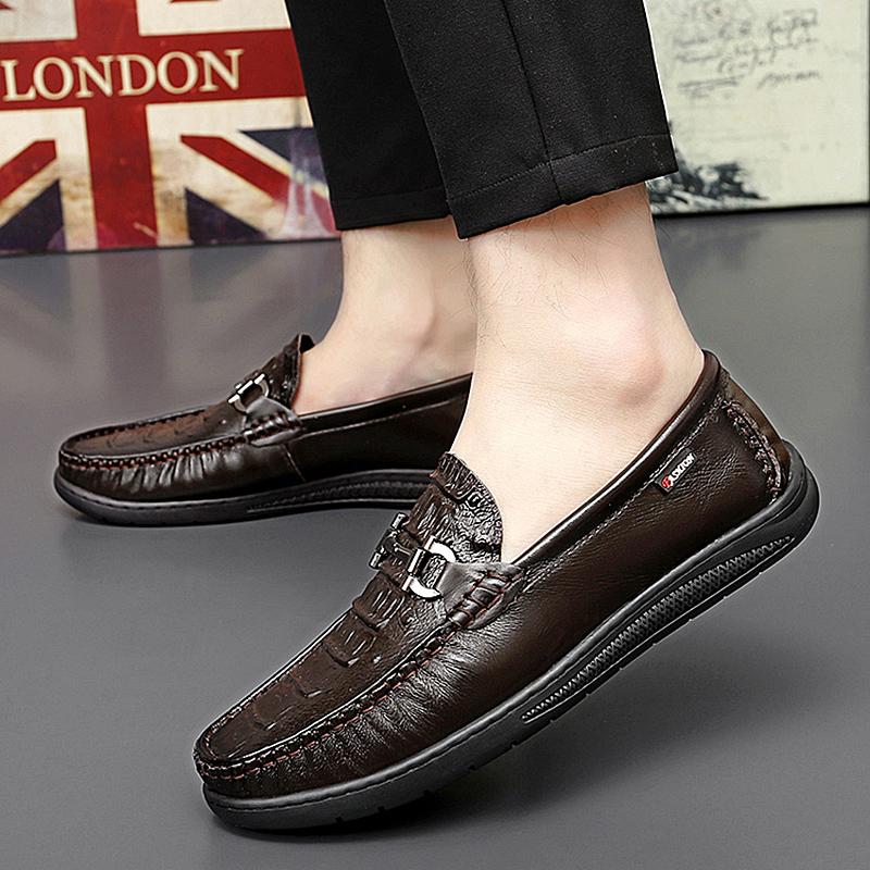 Модная весенняя формальная мужская деловая обувь Модная повседневная обувь Мужские — фото 3