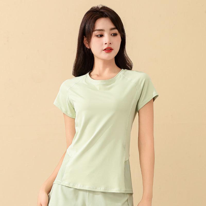 Women's Ice Silk Quick-Dry Yoga Morning Run Suit - Summer 2025