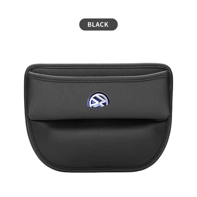 

1PC Leather Car Logo Seat Organizer Box For Volkswagen VW Scirocco Jetta Beetle Golf CC Sharan Touran Auto Interior Accessories