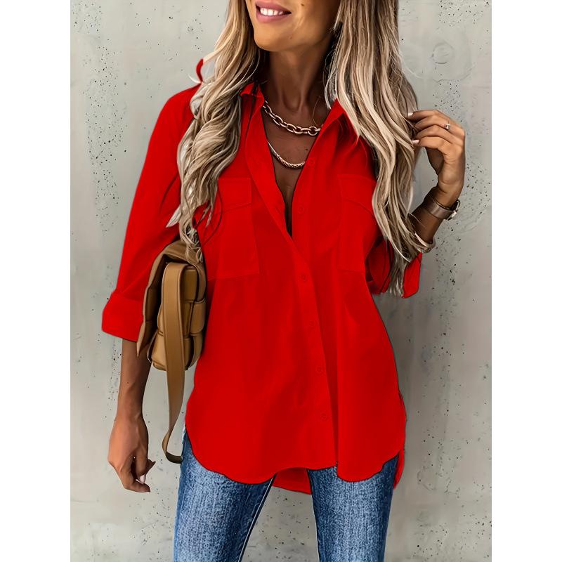 Irregular Loose Women's Blouse B40439