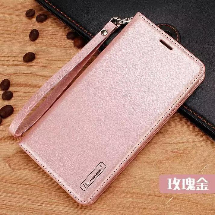 HANMAN Mino is suitable for Samsung A57/A37/A17/A56 series ultra-thin card flip wallet leather case