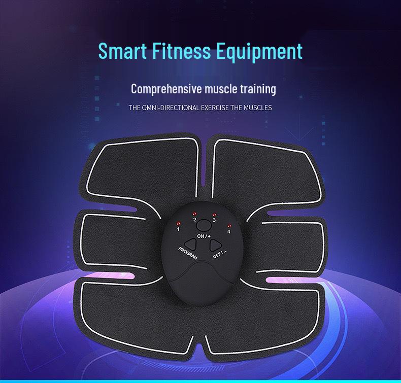 EMS Smart Abdominal Muscle Trainer: Unisex Home Fitness Equipment for Lazy People - Slimming and Toning Stomach.