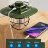 Retro campingljus LED campinglykta Uppladdningsbar tältlampa Vattentät Bärbar Power Bank