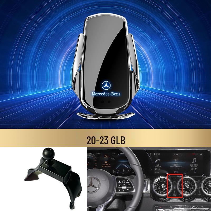 Bezdrátový držák telefonu s rychlým nabíjením Mercedes-Benz pro třídu C/třídu R/třídu S/třídu E/GLK/třídu B