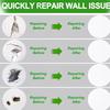 2/4pcs Wall Repair Patch, Wall Hole Repair Patch, Crack Light Hole Repair Patch Metal Repair Wallboard Material Set, Wall Repair