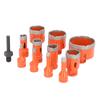 Hole Saw Kit 68 50 45 35 28 25 20 12 10 8 6mm M14 Diamond Hole Opener with Hex Shank for Ceramic Til