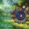 10 Zoll Hängendes Windspiel mit 360° Drehhaken Künstlerische Außendekoration für Garten Terrasse Balkon Perfektes Geschenk für Frühling Sommer Herbst