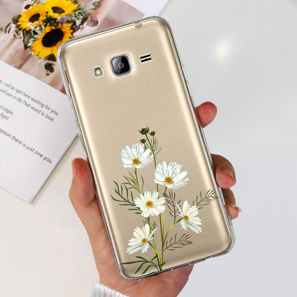 For Samsung Galaxy Grand Prime Case G530 G530H G531 G531H G531F SM-G531F Clear Cover Fashion Flower Soft TPU Silicone Phone Case