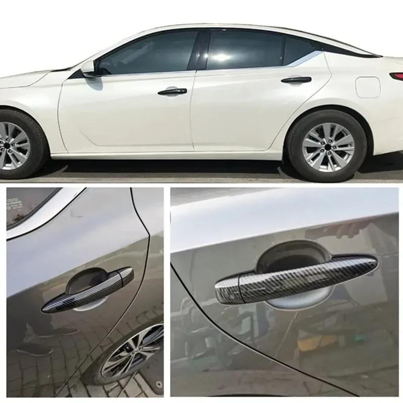 For Nissan Qashqai Rogue X-Trail    Car Exterior Door Handle Cover Sticker Moulding Trim Protective Accessorie