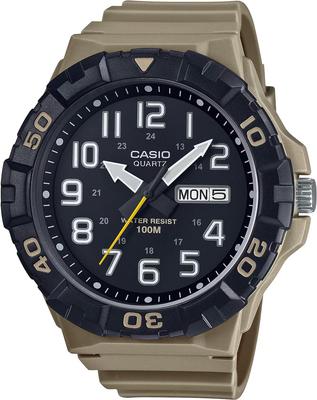 Standard Big Face Quartz Watch MRW-210H-5AV Men's Khaki (Imported)