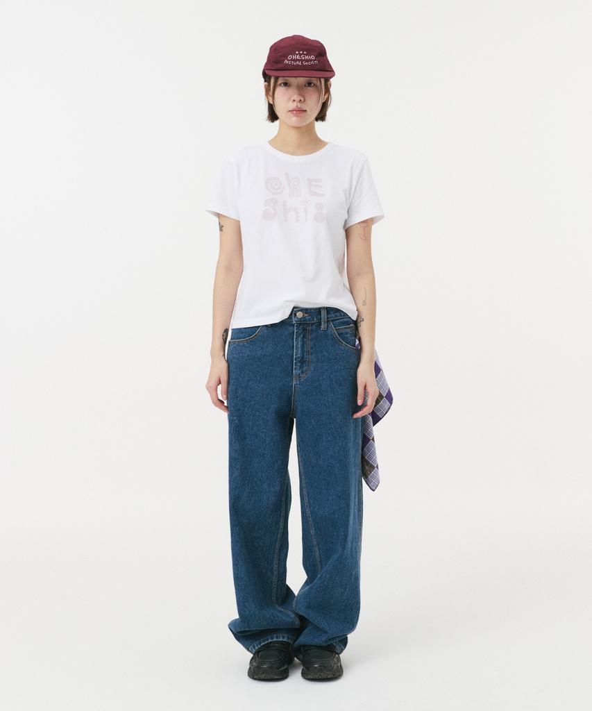 Ohesio Art Logo T-Shirt, White