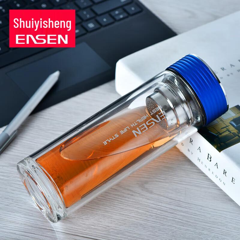 Shui Yisheng G702 Double-Wall Glass Tea Bottle