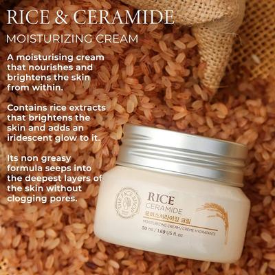 Reis & Ceramid Feuchtigkeitscreme 50ml ORIGINAL SHOP