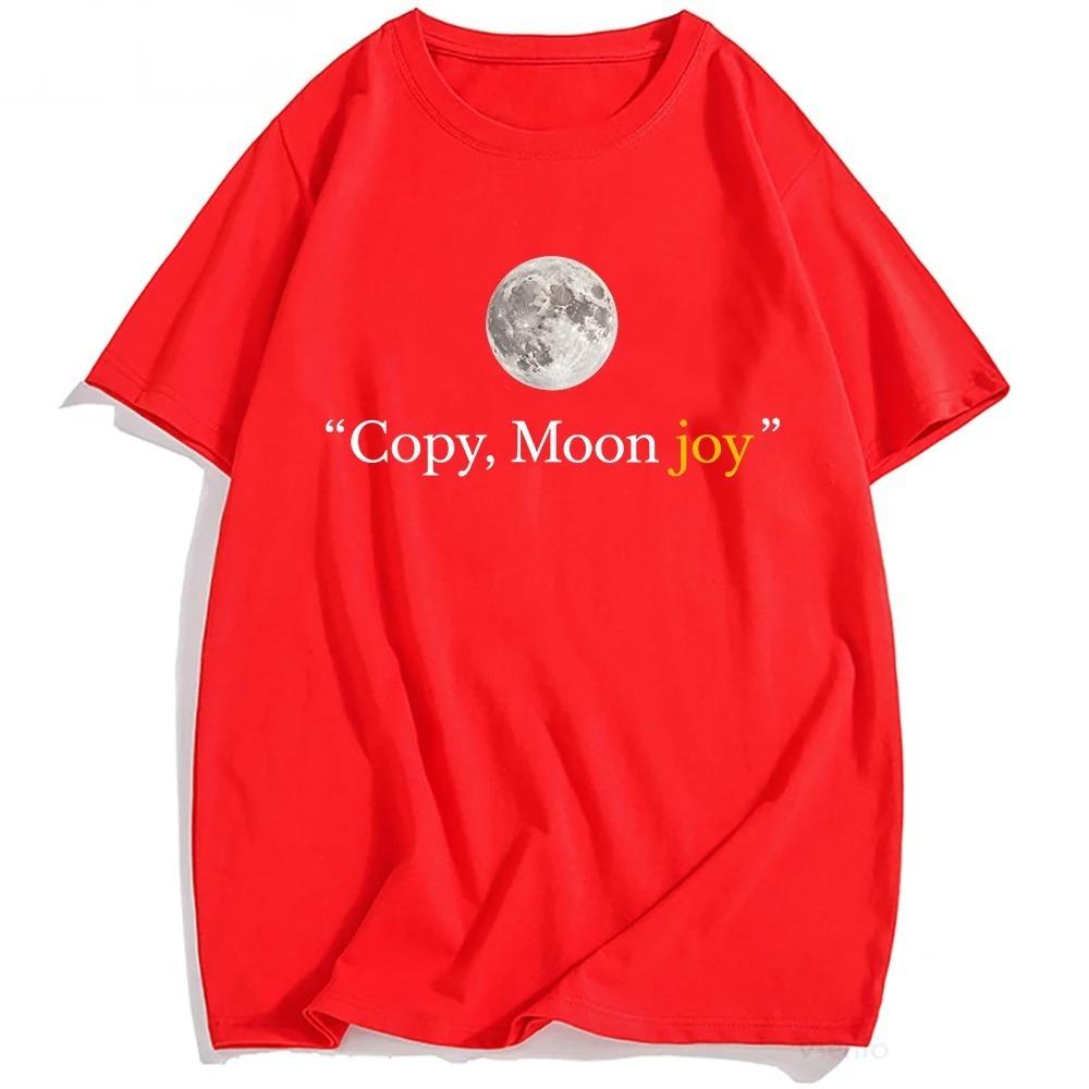 Summer Graphic Clothing Copy Moon Joy Tshirt Loose Fashion Oneck UnisexWomen Tshirts Streetwear Unisex Casual Short Sleeve Tees