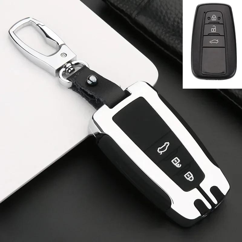 Car Key Case Cover for Toyota Avalon Camry RAV4 Prius CHR C-HR Corolla Land Cruiser Prado Auris Avensis Verso Yaris QG5