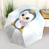 1pc cat Umbrella Portable Folding Umbrella Iron Frame Hole Bone Structure Outdoor Home Umbrella