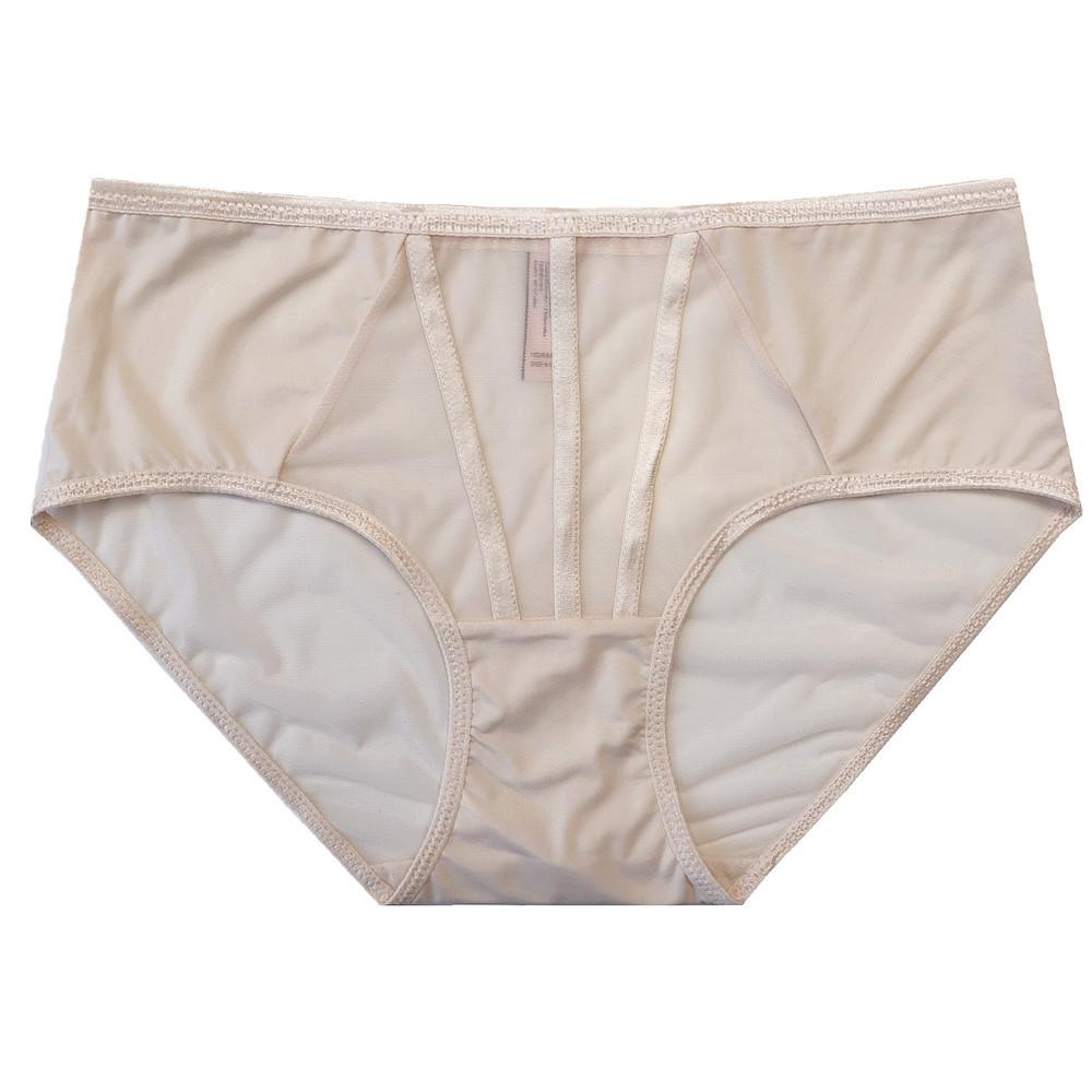 

Женские полые сетчатые дышащие сексуальные трусы средней талии из хлопка нижнее белье L розовый