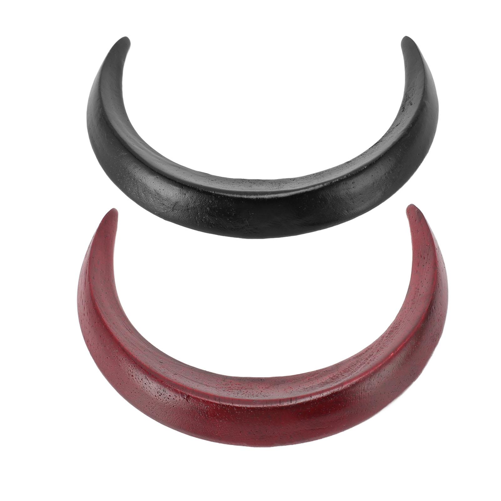 

2pcs Moon Hair Fork Elegant Exquisite Moon Hairpin Hair Styling Tool Brown Red Large Black Small