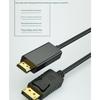 DisplayPort to HDMI Adapter Cable (4K, 1.8m) – High-Definition PC Monitor Connection Cable (Full-size DP to HDMI)