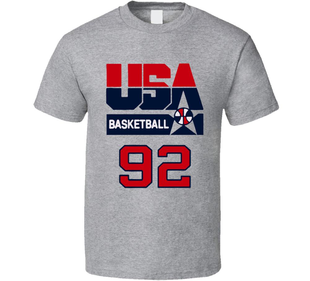 Usa Basketball Dream Team 1992 Retro Sports Fan T Shirt Mens Womens Tees Top L
