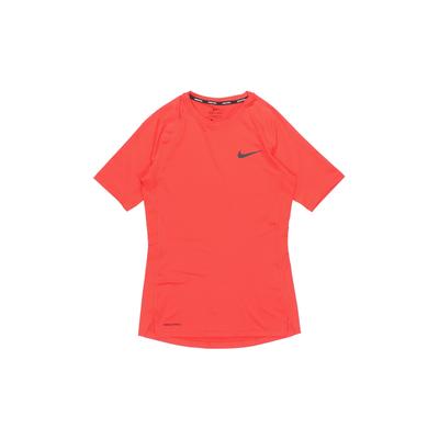 Pro Logo Dri-Fit Fitted Kurzarm-Trainingsoberteil Herren Oberteile Rot BV5632-657