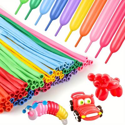 40/80/120pcs Longs Ballons avec Pompe Ballon à Tordre Épaississement Modélisation Longs Ballons Magiques pour Modèle Animal Mariages JXB