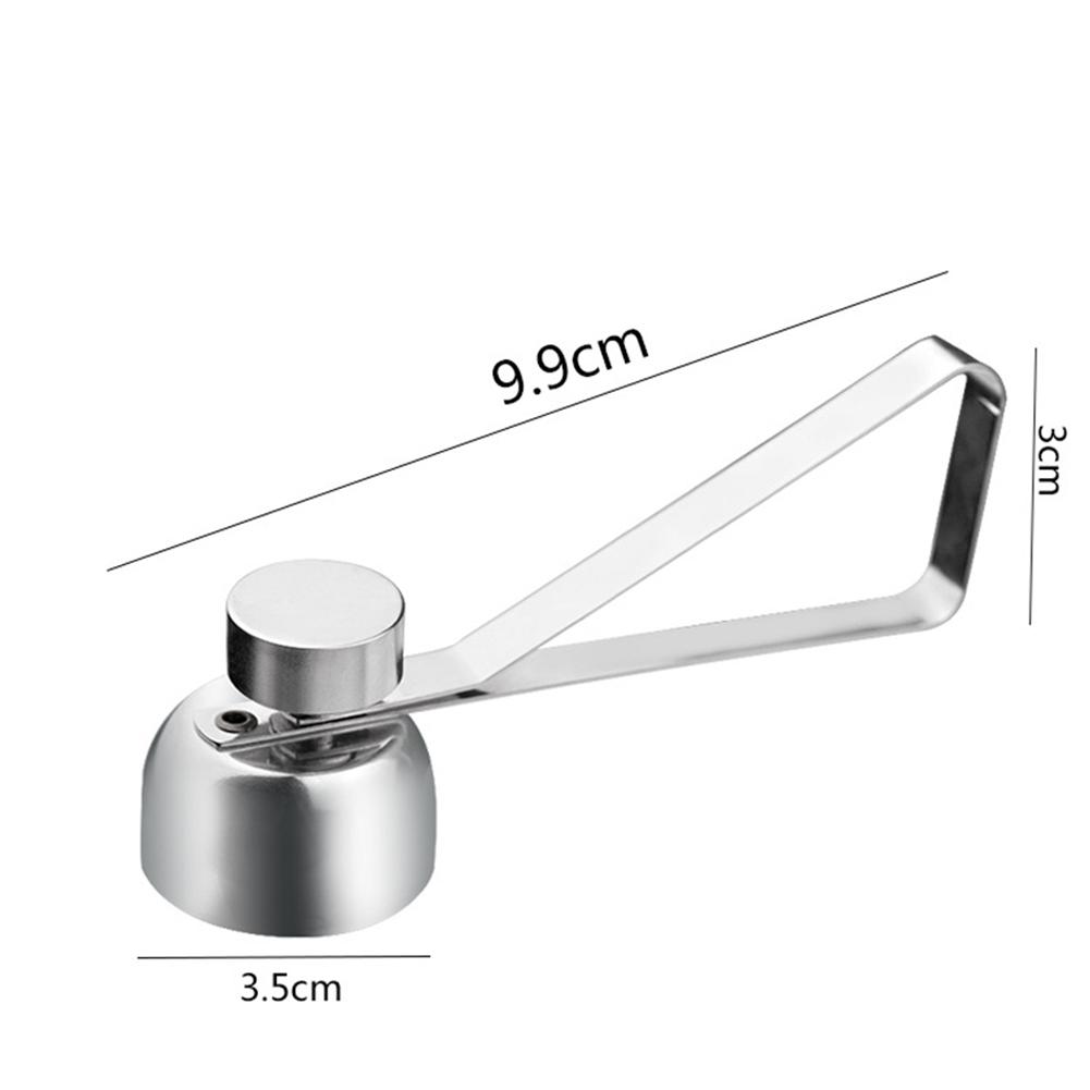 304 Stainless Steel Egg Shell Opener Cutter Cracker Separator for Removing Raw Soft or Hard Boiled Eggs