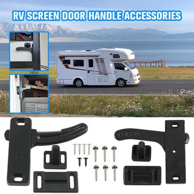 Nieuwe Schermdeur Latch Vervanging Rechts Handvat Toegangsdeur Latch Vervangingsonderdelen Voor Camper Motorhome Trailer W8A5