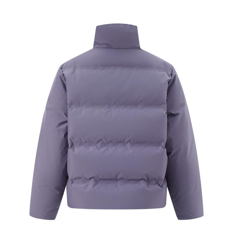 Li Ning CF Suo Red Velvet Armor Hot Pot Down Jacket Comfortable Versatile Warm Windproof Water-Repellent Short Down Jacket Women Jacket AYMU472-2
