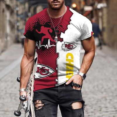 Kurzarm Rundhals Herren Sport T-shirt Sommer Klassisch Casual Mode 3D Gedruckt Lauf Buchstaben Übergroße Top