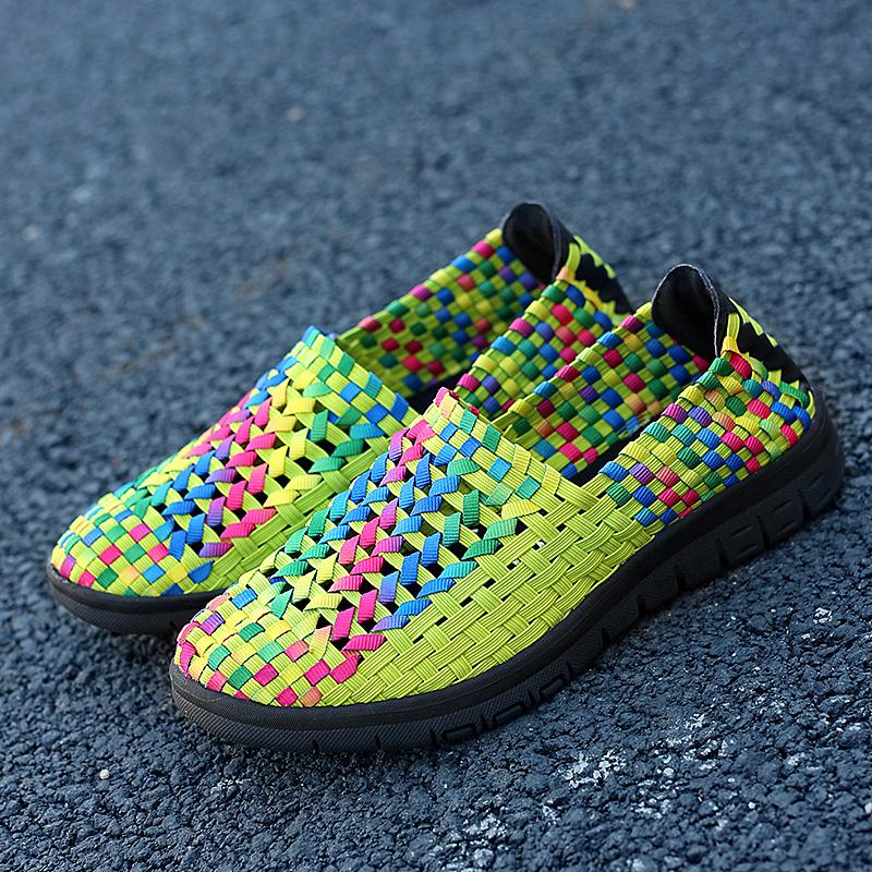 

Летние женские кроссовки, удобные повседневные лоферы на плоской подошве для медсестер, мягкие пляжные прогулочные спортивные туфли, легкие слипоны EU: 36