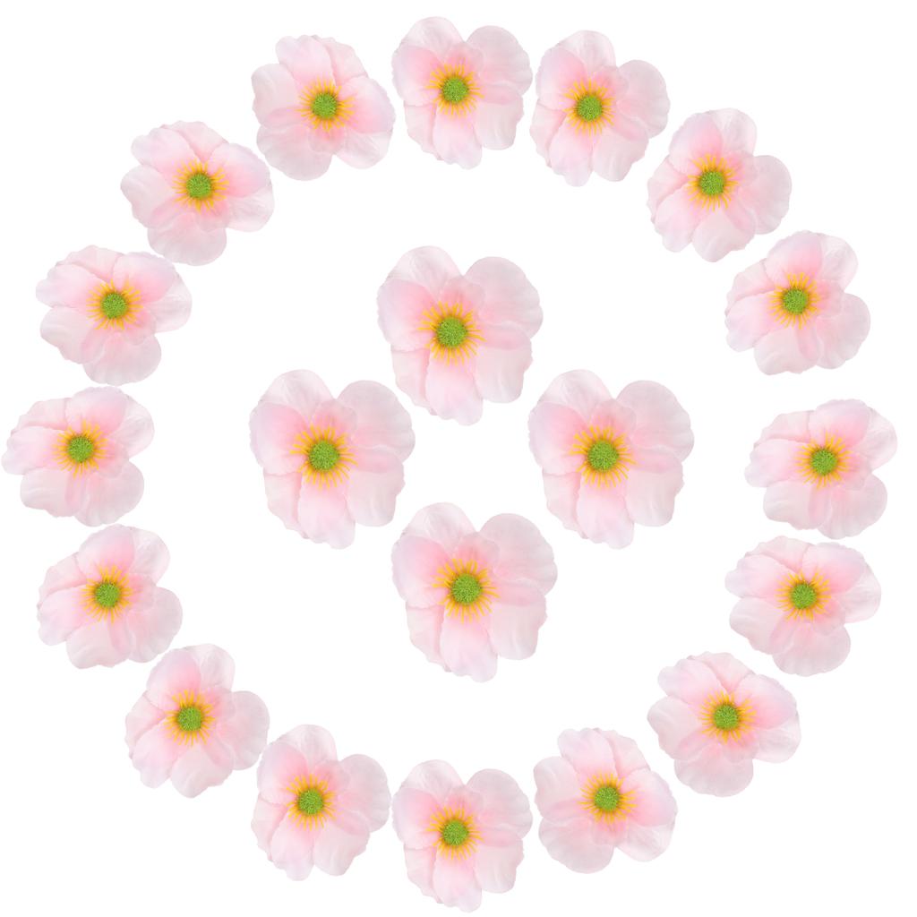 50Pcs Artificial Flower Heads Fake Wildflower Heads Bulk Artificial Flowers for DIY Wedding Bouquets  Party Home Decorations